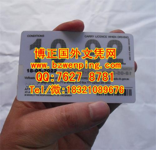 澳洲案例：澳大利亚维多利亚州驾驶证实拍