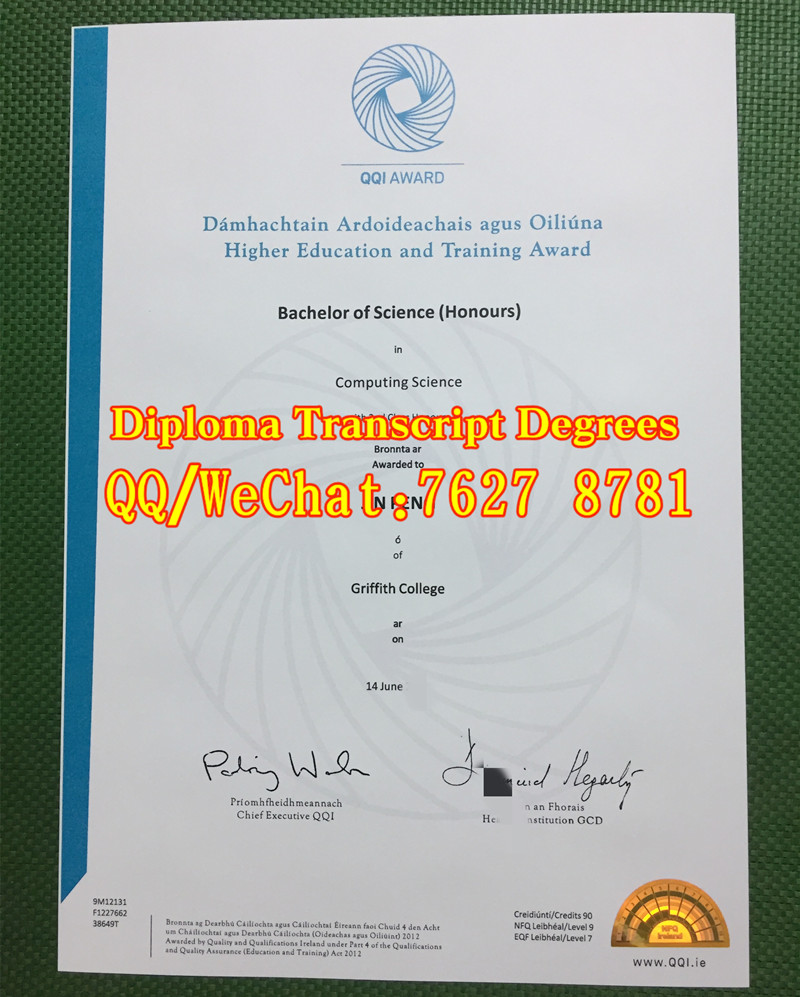爱尔兰格里菲斯学院毕业证，Griffith College diploma degree