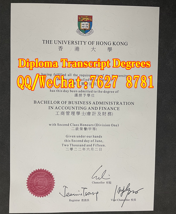 University of Hong Kong Bachelor of Business Administration in Accounting and Fi